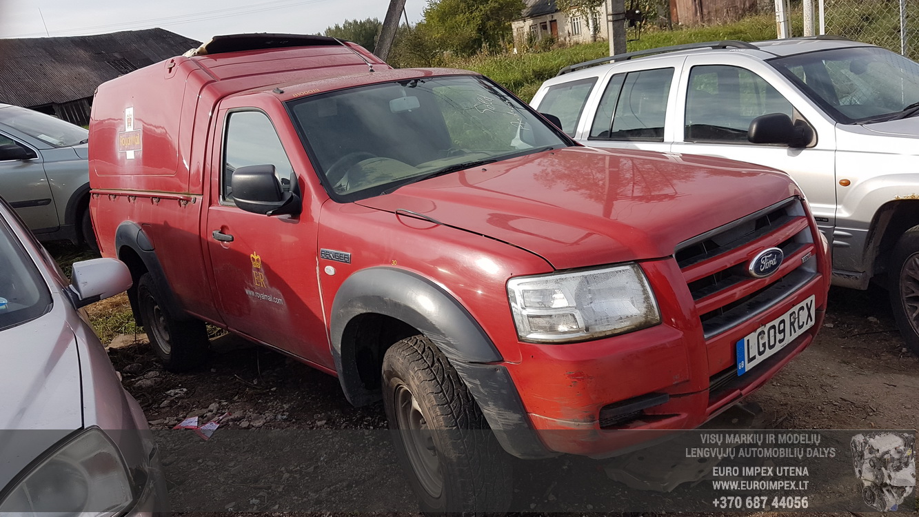 Used Car Parts Ford RANGER 2007 2.5 Mechanical Jeep 4/5 d. Red 2016-10-06