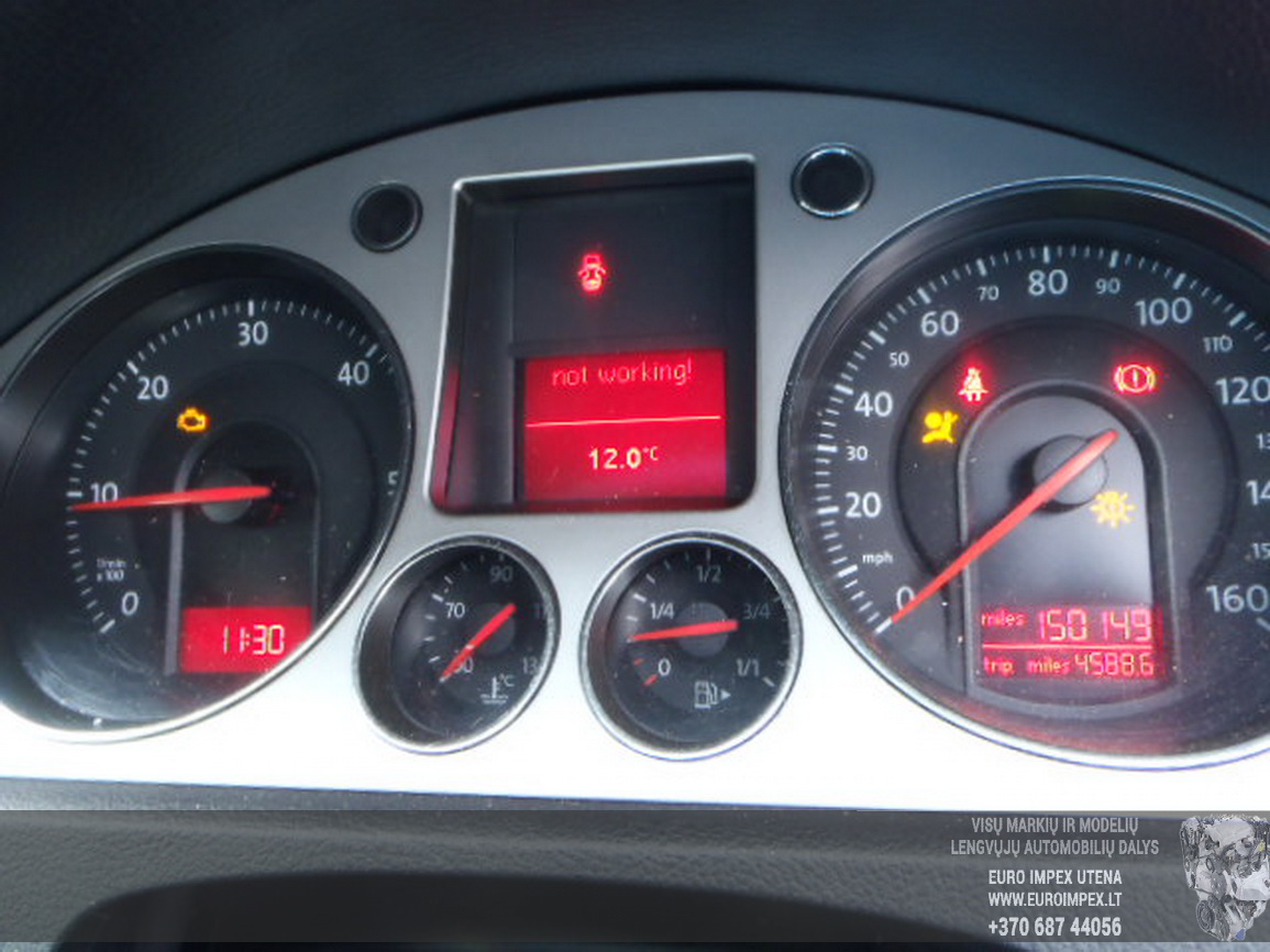 Naudotos automobilio dalys Volkswagen PASSAT 2007 2.0 Mechaninė Sedanas 4/5 d. Pilka 2015-12-21