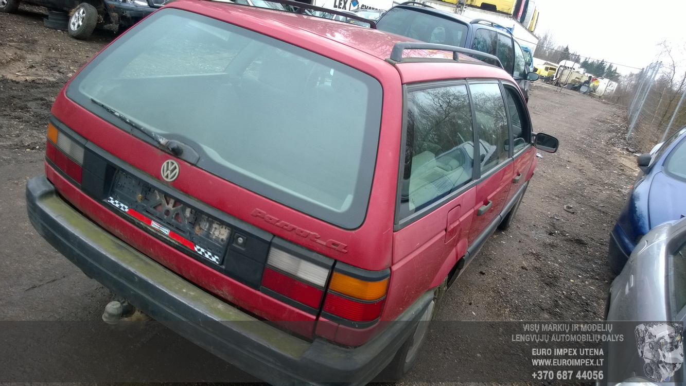 Naudotos automobilio dalys Volkswagen PASSAT 1992 1.9 Mechaninė Universalas 4/5 d. Raudona 2016-3-09