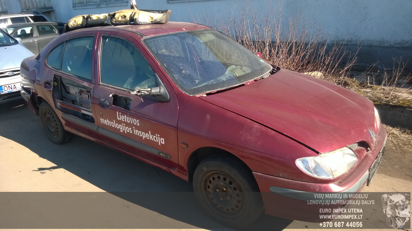 Used Car Parts Renault MEGANE 1998 2.0 Mechanical Sedan 4/5 d. Red 2016-3-24