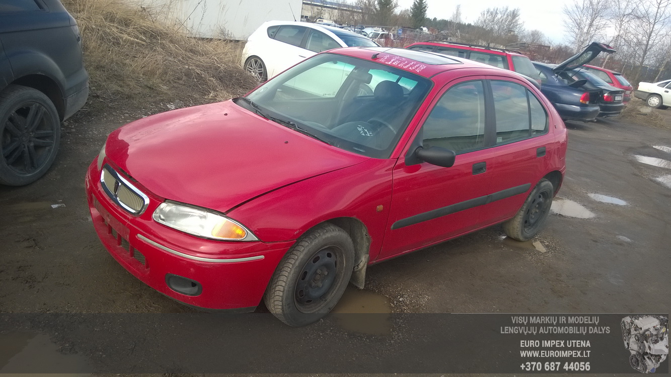 Used Car Parts Rover 200-SERIES 1999 1.4 Mechanical Hatchback 4/5 d. Red 2016-4-01