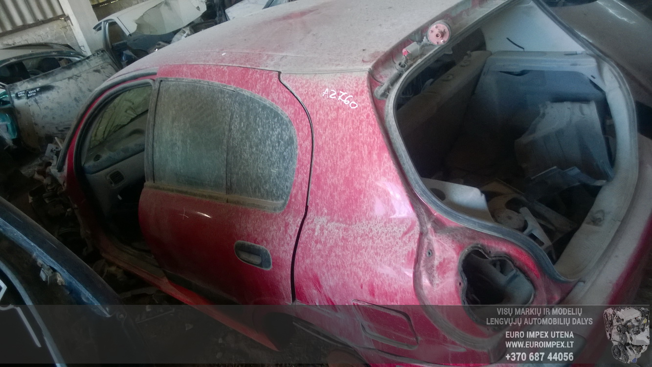 Used Car Parts Nissan ALMERA 2001 1.8 Automatic Hatchback 4/5 d. Red 2016-5-05