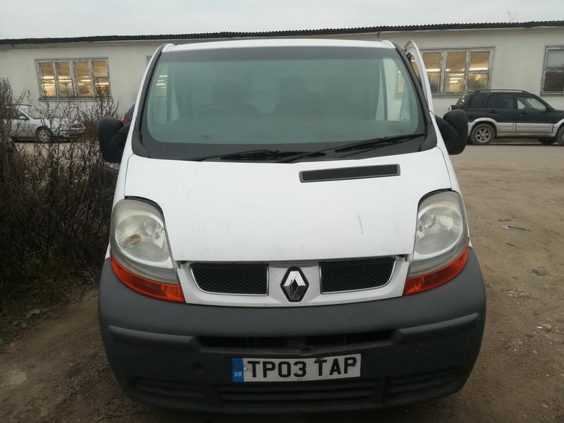Used Car Parts Renault TRAFIC 2003 1.9 Mechanical Minibus 2/3 d. white 2019-11-25