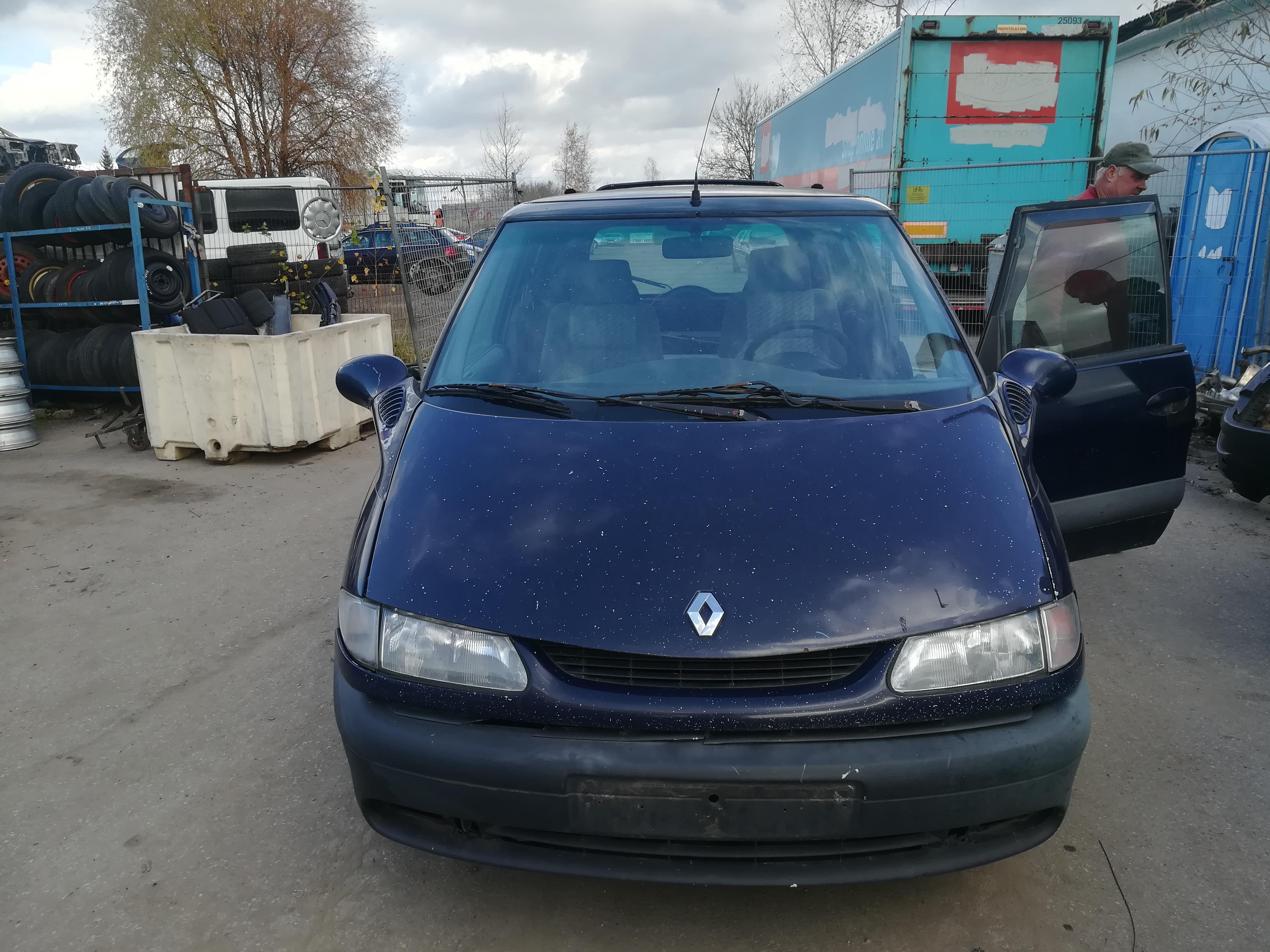 Naudotos automobilio dalys Renault ESPACE 1997 2.0 Mechaninė Vienatūris 4/5 d. Melyna 2019-10-23