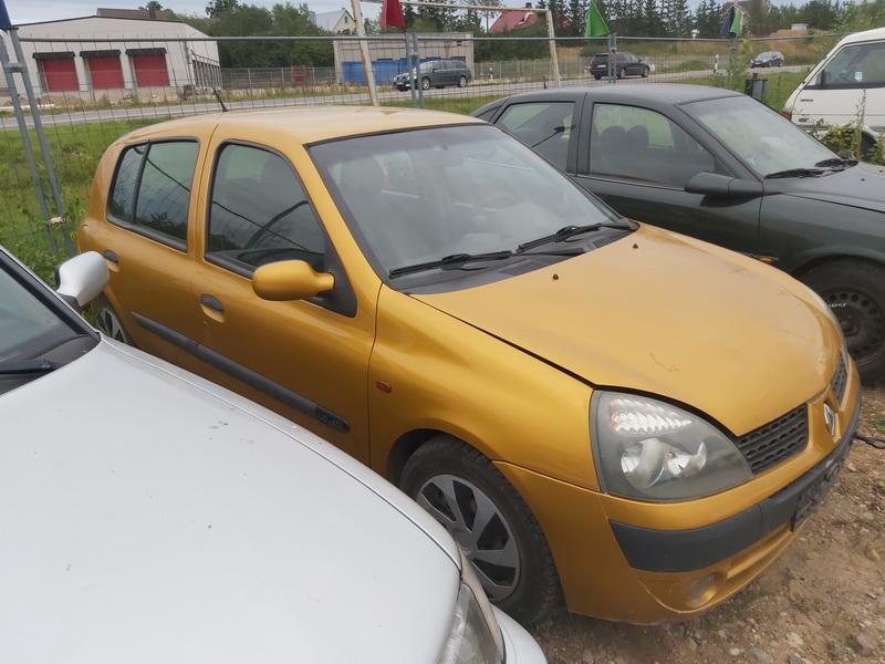 Подержанные Автозапчасти Renault CLIO 2003 1.9 машиностроение хэтчбэк 4/5 d. желтый 2020-9-04