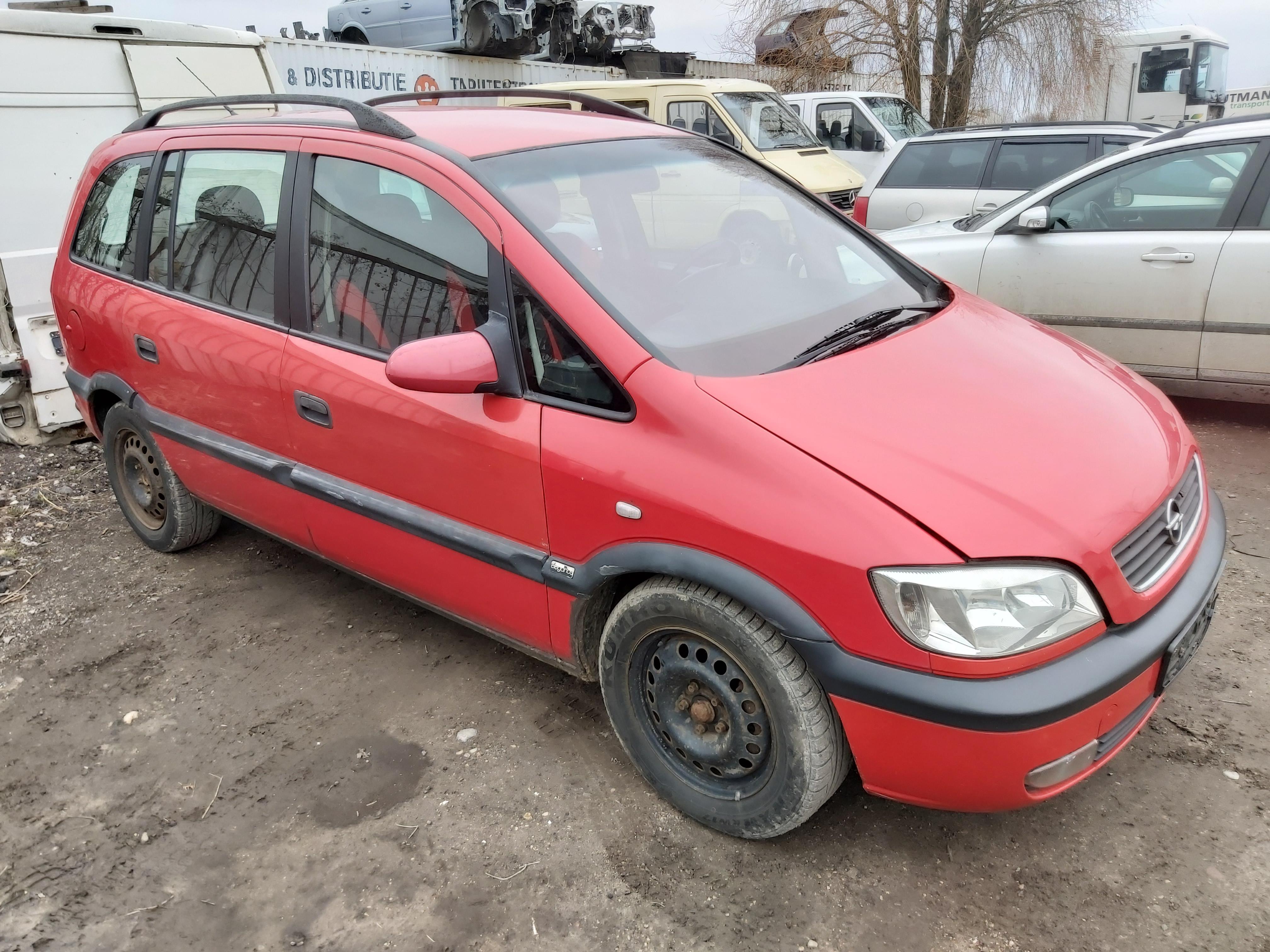 Подержанные Автозапчасти Opel ZAFIRA 2001 2.0 машиностроение минивэн 4/5 d. красный 2020-3-17