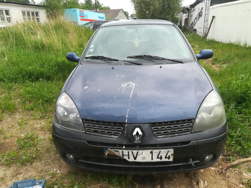 Naudotos automobilio dalys Renault CLIO 2001 1.4 Mechaninė Hečbekas 4/5 d. Melyna 2019-5-27