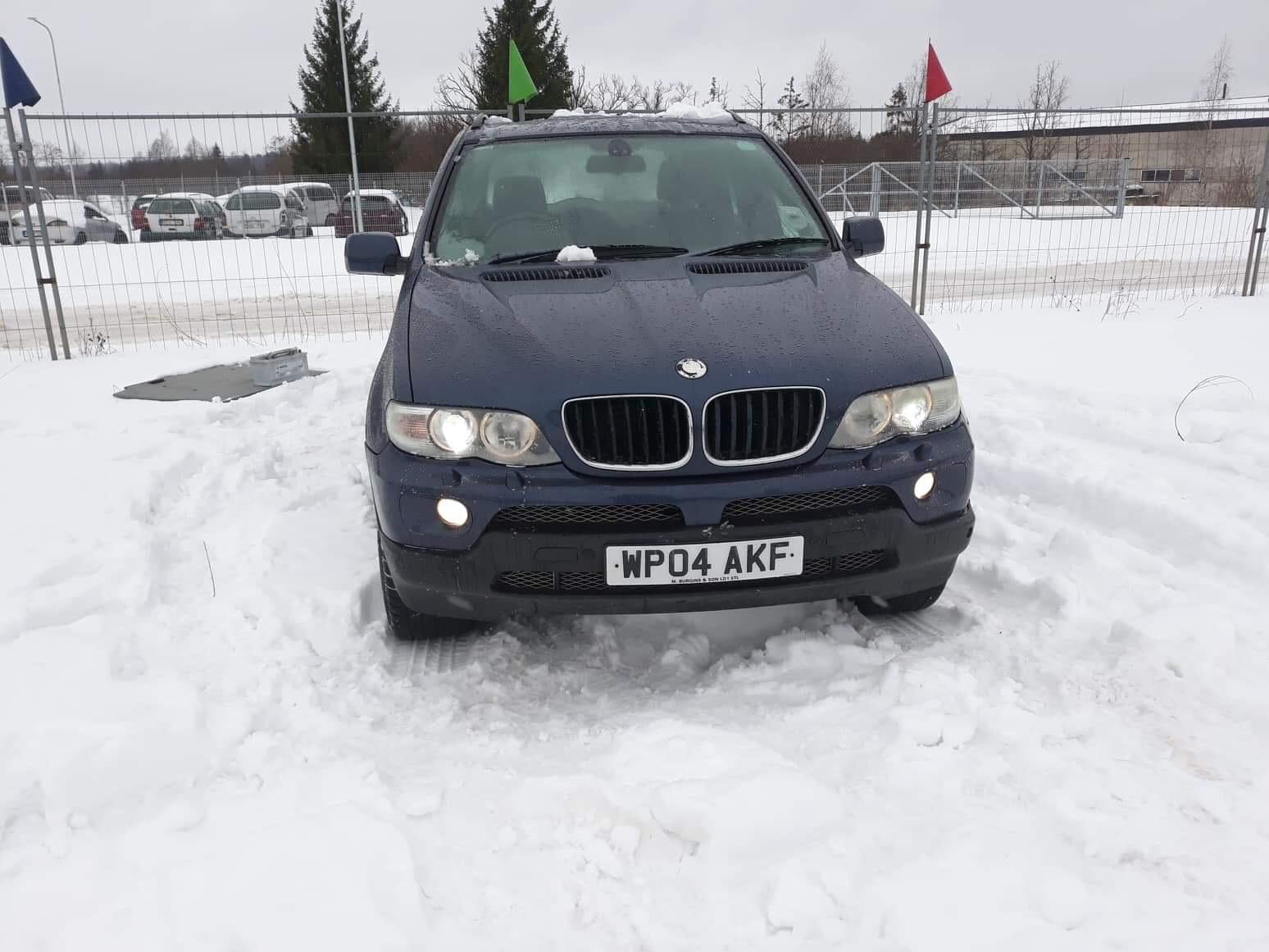 Подержанные Автозапчасти BMW X5 2004 3.0 машиностроение напрямик 4/5 d. синий 2019-2-01