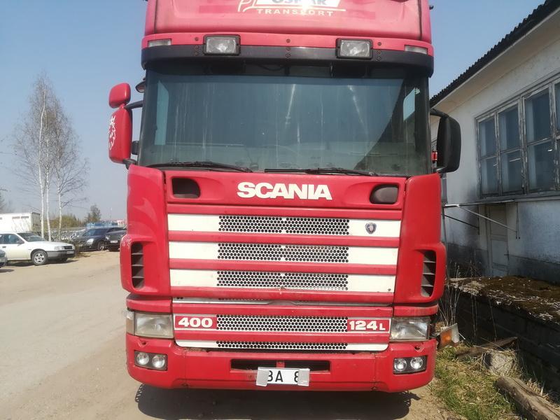 Подержанные Автозапчасти Truck -Scania 124L 2001 11.7 машиностроение Vilkikas 2/3 d. красный 2019-4-24