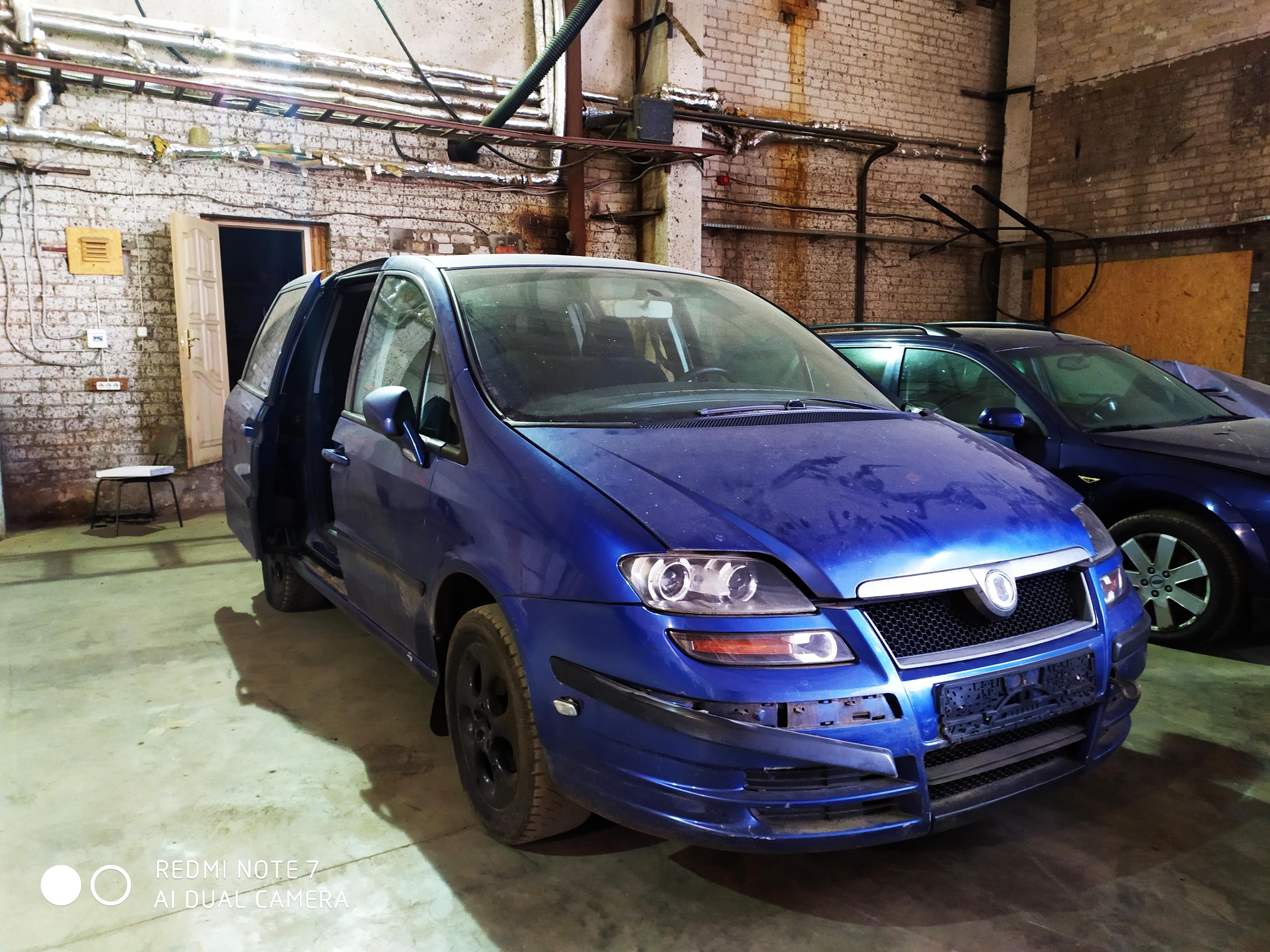 Used Car Parts Fiat ULYSSE 2003 2.2 Mechanical Minivan 4/5 d. Blue 2020-8-19