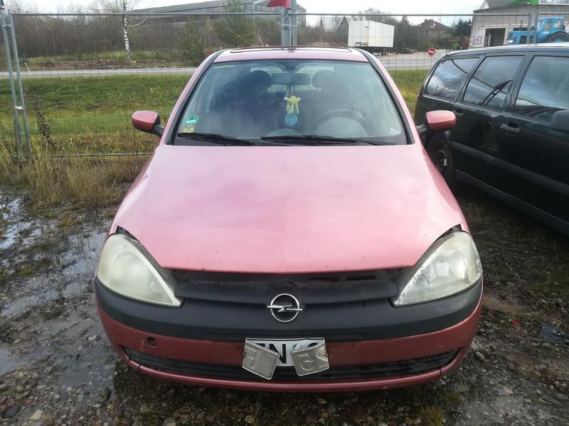 Used Car Parts Opel CORSA 2001 1.2 Automatic Hatchback 4/5 d. Red 2019-11-05
