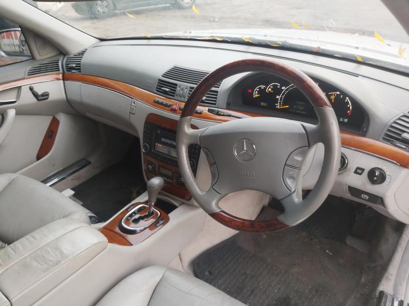Naudotos automobilio dalys Mercedes-Benz S-CLASS 2002 3.2 Automatinė Sedanas 4/5 d. Sidabrine 2020-10-09