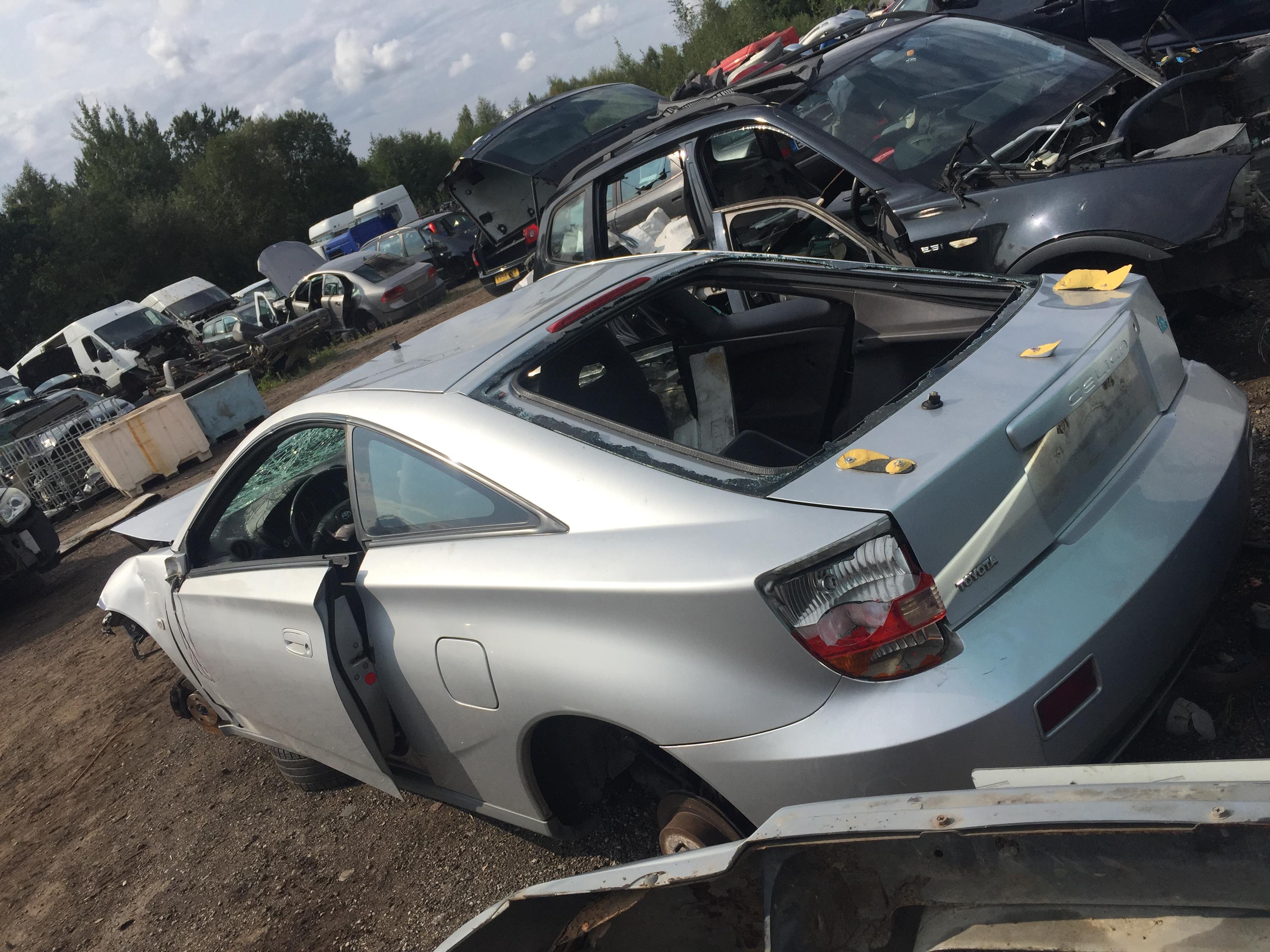 Used Car Parts Toyota CELICA 2001 1.8 Mechanical Coupe 2/3 d. Silver 2018-8-28