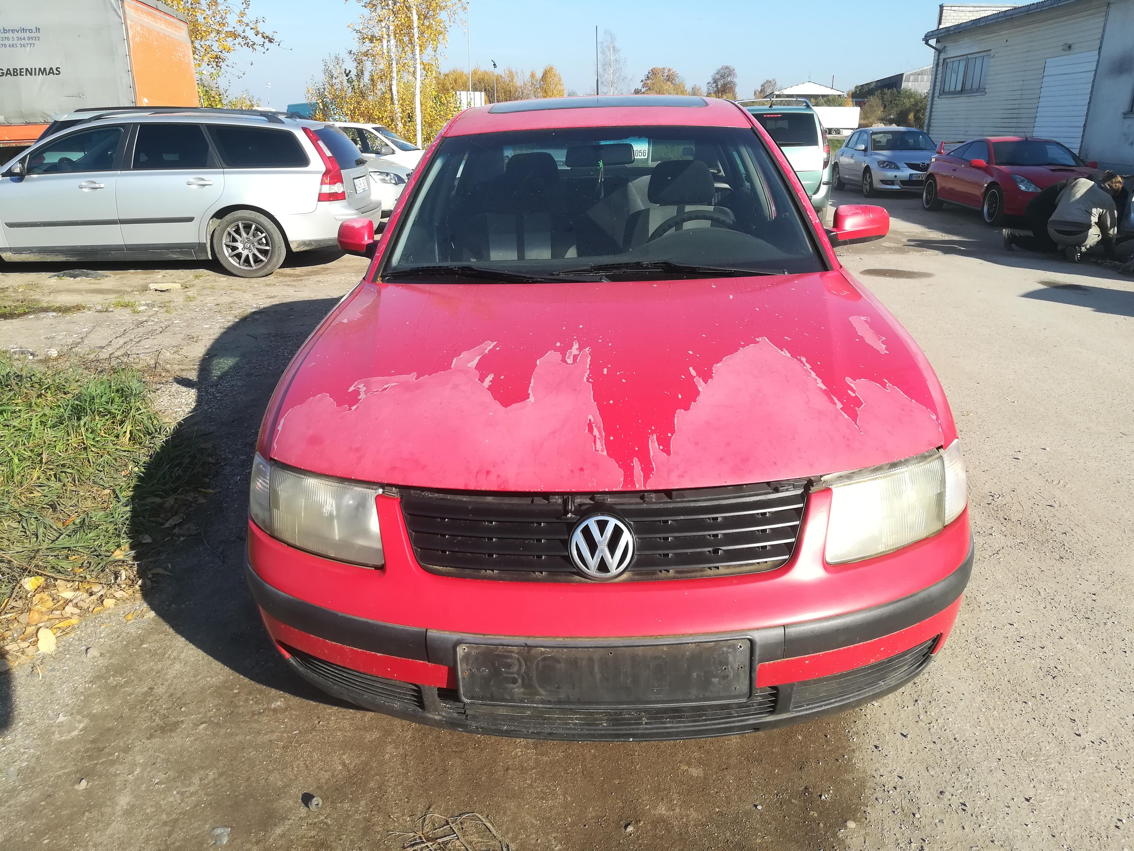 Naudotos automobilio dalys Volkswagen PASSAT 1997 1.9 Automatinė Sedanas 4/5 d. Raudona 2019-10-16