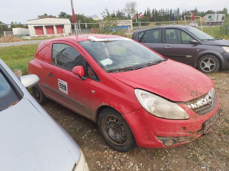Used Car Parts Opel CORSA 2007 1.2 Mechanical Hatchback 2/3 d. Red 2020-9-02
