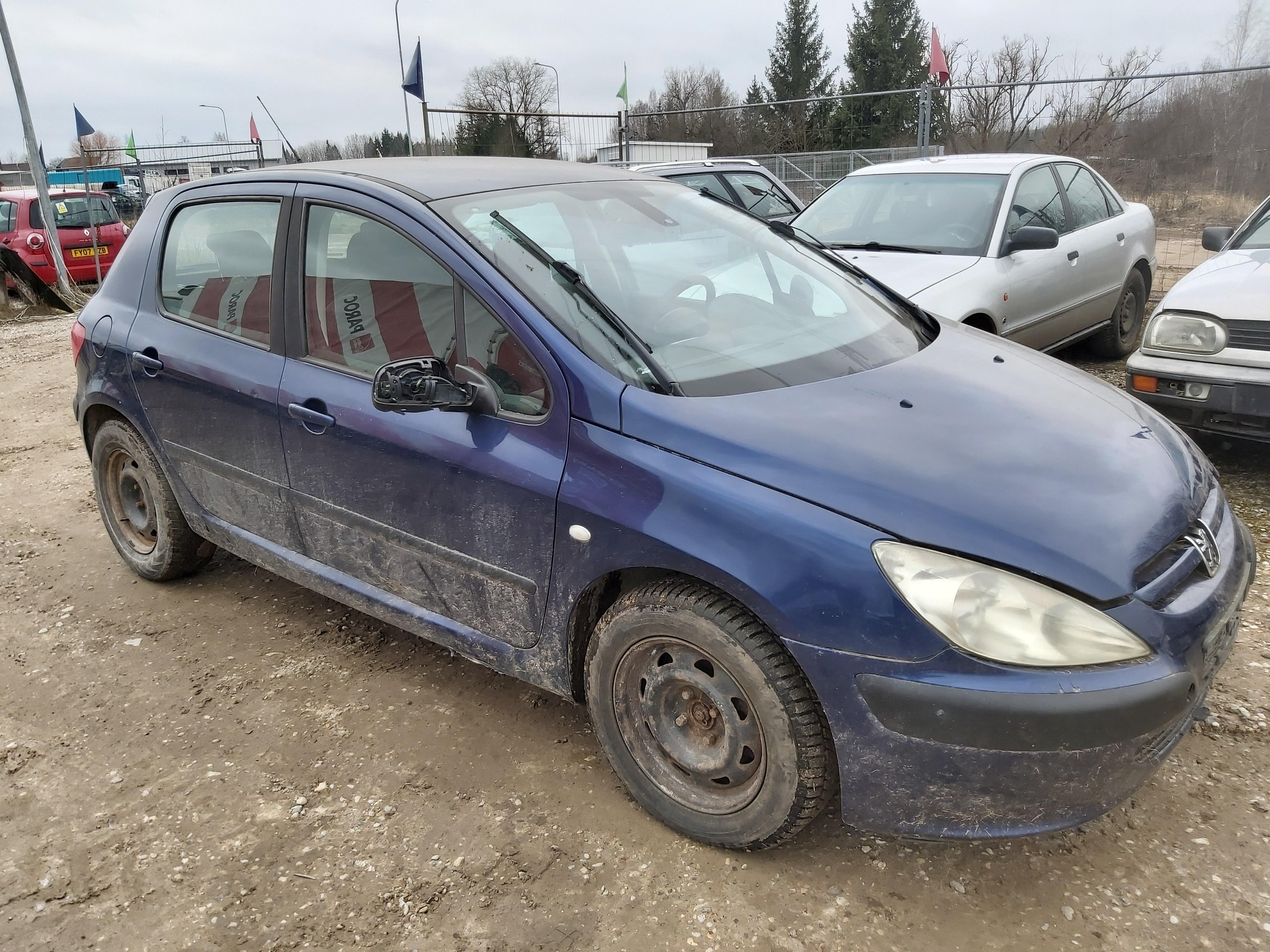 Used Car Parts Peugeot 307 2001 2.0 Mechanical Hatchback 4/5 d. Blue 2020-3-18
