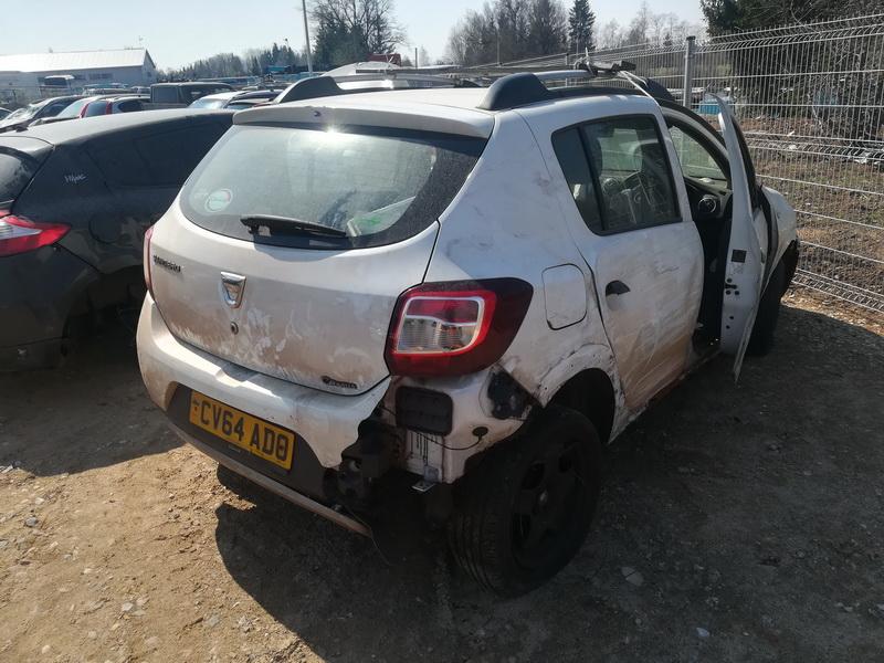 Naudotos automobilio dalys Dacia SANDERO 2014 1.5 Mechaninė Hečbekas 4/5 d. Balta 2019-4-23